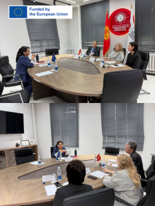 Working Meeting Held Between National Erasmus+ Office in Kyrgyzstan and International University of Kyrgyzstan