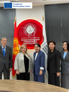 Working Meeting Held Between National Erasmus+ Office in Kyrgyzstan and International University of Kyrgyzstan