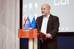 Lecture on educational opportunities in the European Union as part of the European Year of Youth at AUCA