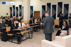 EU Ambassador Delivers Lecture on Central Asia Policy to AIU Students