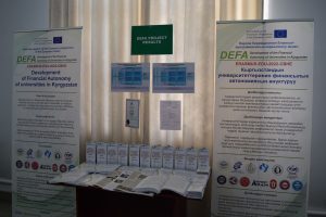 Final Conference of the Erasmus+ CBHE Project “Development of the Financial Autonomy of Universities in Kyrgyzstan (DEFA)”