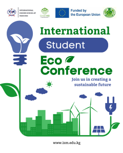 International Student Eco-Conference within the ERASMUS+ GREEN KG Project