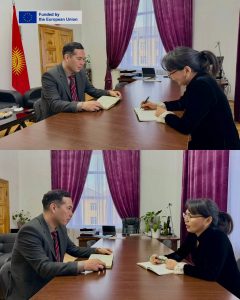 Meeting Held with the Rector of Diplomatic Academy of the Kyrgyz Republic