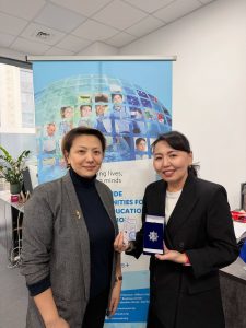 National Coordinator of the Erasmus+ Programme in Kyrgyzstan Awarded Silver Badge of Honour by Alliance Française de Bichkek