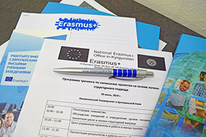 Erasmus+ project writing training