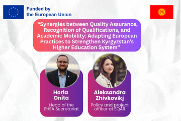 TAM Online Seminar: “Synergies between Quality Assurance, Recognition of Qualifications, and Academic Mobility: Adapting European Practices to  Strengthen Kyrgyzstan’s Higher Education System”