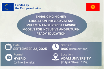TAM Seminar - Enhancing Higher Education in Kyrgyzstan: Implementing Hybrid Learning Models for Inclusive and Future-Ready Education
