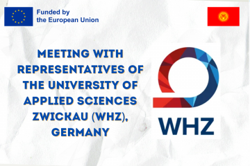 Meeting with representatives of the University of Applied Sciences Zwickau (WHZ), Germany