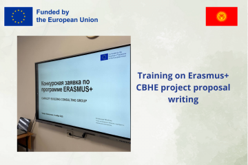 Training on Erasmus+ CBHE project proposal writing