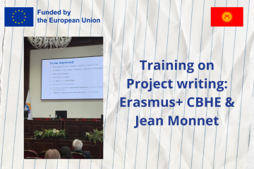 Training on Project writing: Erasmus+ CBHE & Jean Monnet