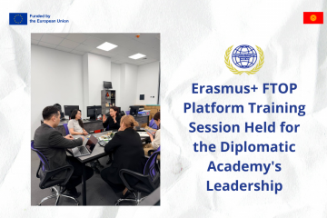 Erasmus+ FTOP Platform Training Session Held for the Diplomatic Academy's Leadership