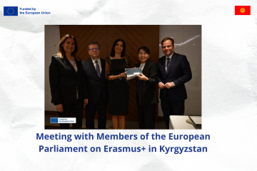 Meeting with Members of the European Parliament on Erasmus+ in Kyrgyzstan