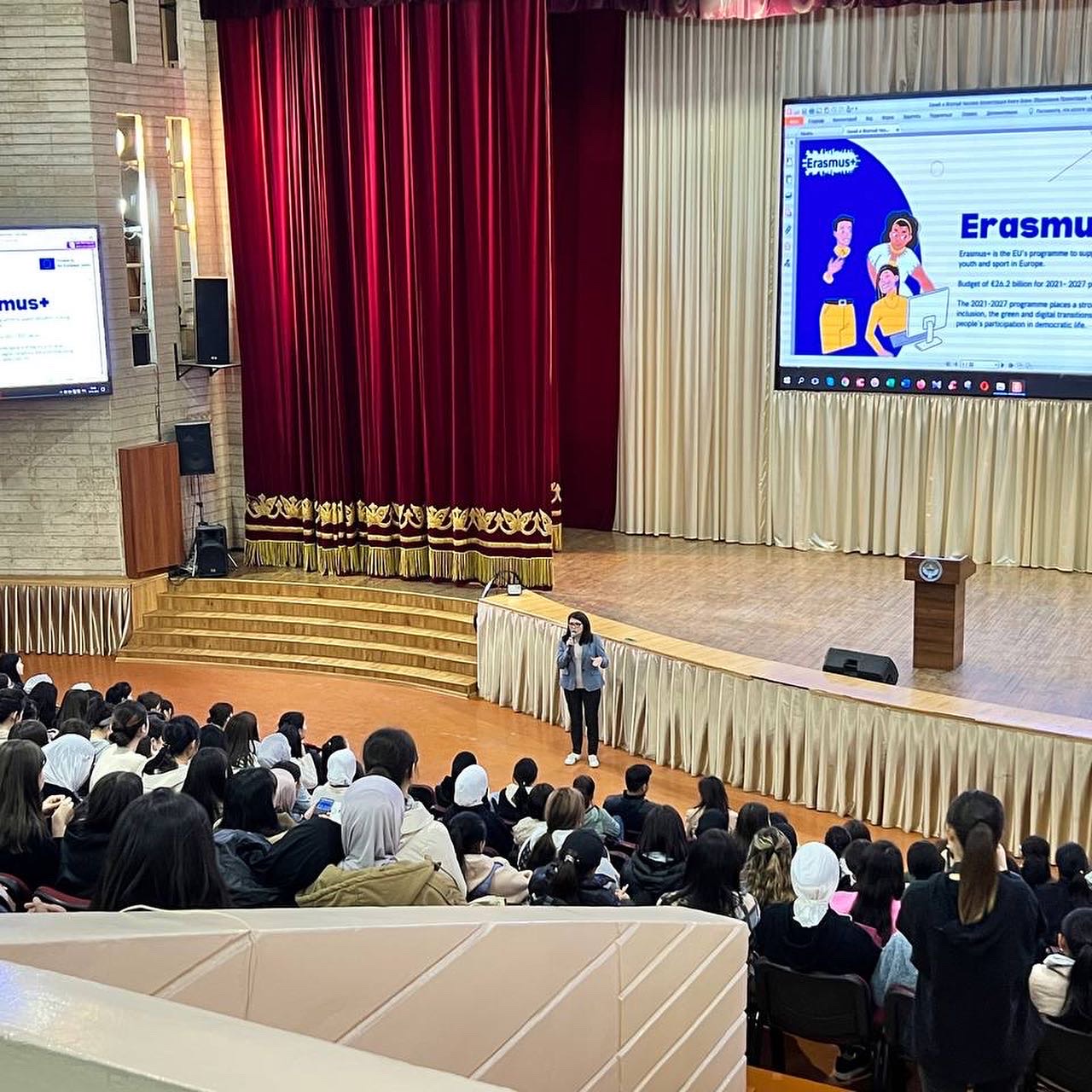 Today, October 18, the National Erasmus+ Office in Kyrgyzstan was at